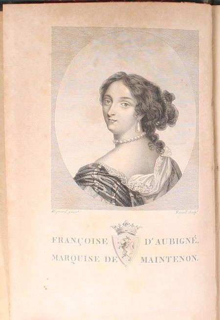 Photo livre n°1. LAFONT d'AUSSONNE M. Histoire de Madame de Maintenon, livre ancien du XIXe siècle