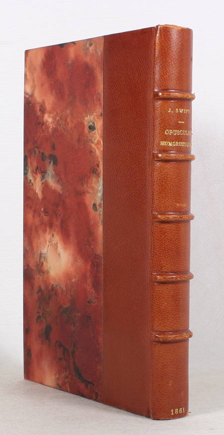 SWIFT Opuscules humoristiques, traduction de Wailly - Poulet 1861 Reliure signée - Photo 0, livre rare du XIXe siècle