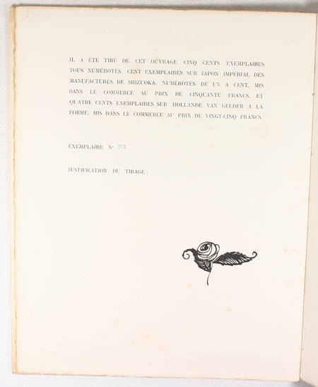 Abel HERMANT - Le rat - Editions Paul Iribe - 1913 - 1/400 Hollande - Photo 1, livre rare du XXe siècle