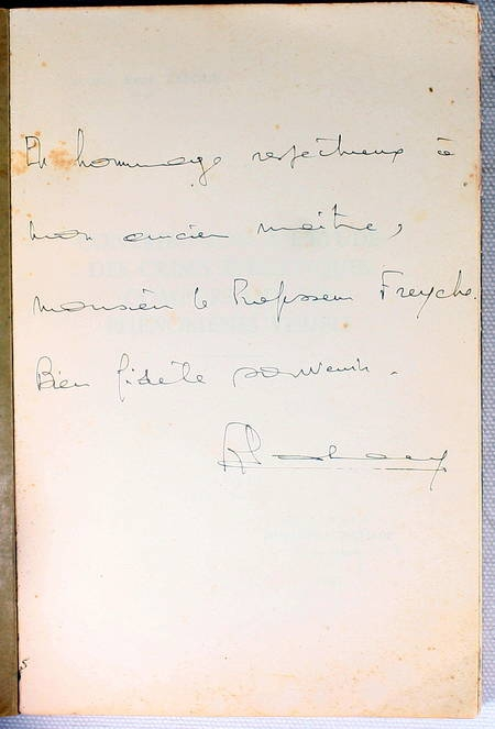 LALOUE (Docteur René). Contribution à l'étude des crises épileptiques comportant des phénomènes visuels, livre rare du XXe siècle