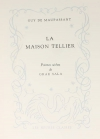 MAUPASSANT - La maison Tellier - 1951 - Pointes sèches de Grau Sala - Photo 3, livre rare du XXe siècle