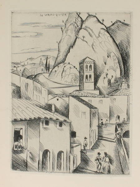 ARNOUX - Haute-Provence. Géographie sentimentale 1926 Frontispice de Waroquier - Photo 0, livre rare du XXe siècle