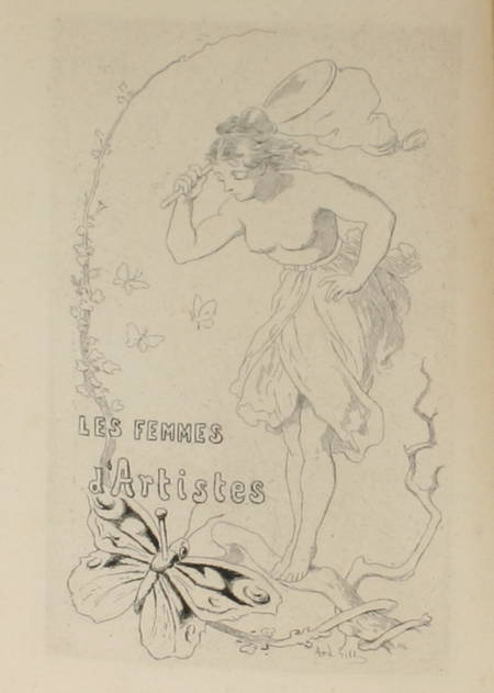 DAUDET - Les femmes d'artistes - 1878 - Eau-forte par André Gill - Photo 0, livre rare du XIXe siècle