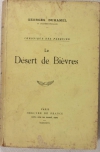 Georges DUHAMEL - Le Désert de Bièvres - 1937 - Envoi - Photo 1, livre rare du XXe siècle