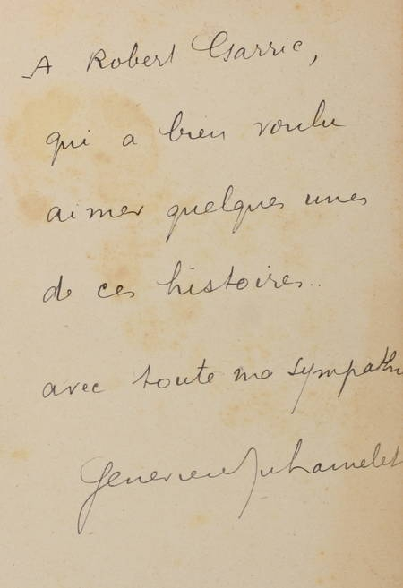 Geneviève DUHAMELET - Ces gens-là - 1936 - Envoi - Photo 0, livre rare du XXe siècle