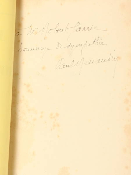 Paul RENAUDIN - Le maître de Froidmont - 1927 - Envoi - Photo 0, livre rare du XXe siècle