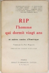 IRVING etc Rip, l homme qui dormit vingt ans & autres contes d Amérique - 1924 - Photo 0, livre rare du XXe siècle