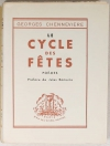 CHENNEVIERE - Le cycle des fêtes. Poèmes -1940 - 1/75 sur vélin - Photo 0 - livre d occasion