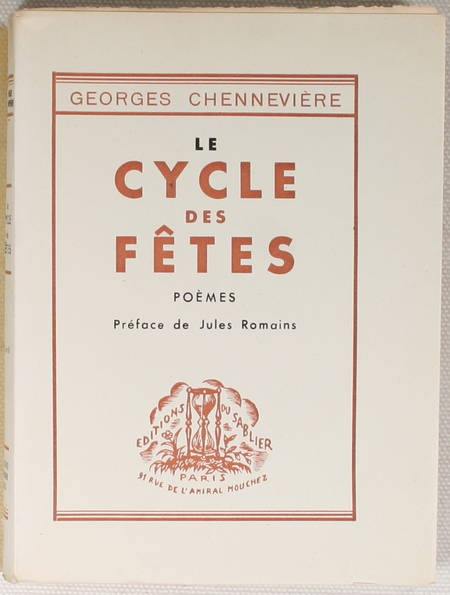 CHENNEVIERE - Le cycle des fêtes. Poèmes -1940 - 1/75 sur vélin - Photo 0 - livre d'occasion