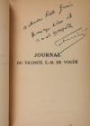 Vte de Vogüé- Journal. Paris, Saint-Pétersbourg 1877-1883 - 1932 - Photo 0 - livre d occasion