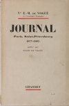 Vte de Vogüé- Journal. Paris, Saint-Pétersbourg 1877-1883 - 1932 - Photo 1 - livre d occasion