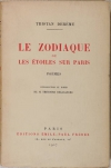 DEREME - Le zodiaque ou les étoiles sur Paris. Poèmes - 1927 - 1/500 Alfa - Photo 0, livre rare du XXe siècle