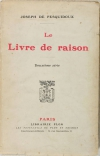 Joseph de PESQUIDOUX - Le Livre de raison - 2e série - 1928 - Envoi - Photo 1, livre rare du XXe siècle