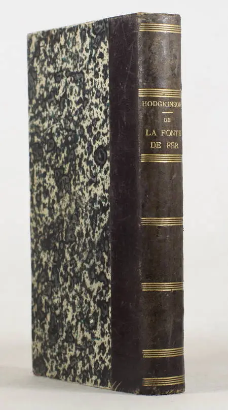 HODGKINSON et FAIRBAIRN - La fonte de fer - 1857 - Photo 0, livre rare du XIXe siècle