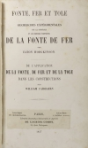 HODGKINSON et FAIRBAIRN - La fonte de fer - 1857 - Photo 2, livre rare du XIXe siècle