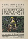 BOYLESVE - Les nouvelles leçons d amour dans un parc - 1924 - EO - Photo 0, livre rare du XXe siècle
