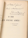 JALOUX - O toi que j eusse aimée ! - 1926 - Envoi de l auteur - Photo 0, livre rare du XXe siècle