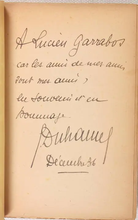 DUHAMEL - Journal de Salavin - 1927 - Envoi de l'auteur - Photo 0 - livre de bibliophilie