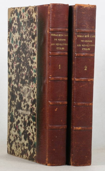Essai sur l'art de rendre les révolutions utiles - 1801 - 2 volumes reliés - Photo 0, livre ancien du XIXe siècle