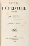 STENDHAL - Histoire de la peinture en Italie - 1854 - 1ere in-12 en partie orig. - Photo 0, livre rare du XIXe siècle