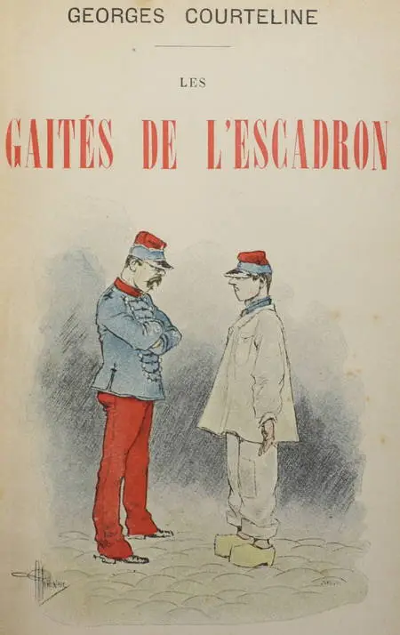 COURTELINE Les gaités de l'escadron Illustrations en couleurs d'Albert Guillaume - Photo 0, livre rare du XXe siècle