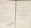 Barbier d Aucour Sentimens de Cléante sur les entretiens d Ariste et Eugène 1776 - Photo 0, livre ancien du XVIIIe siècle