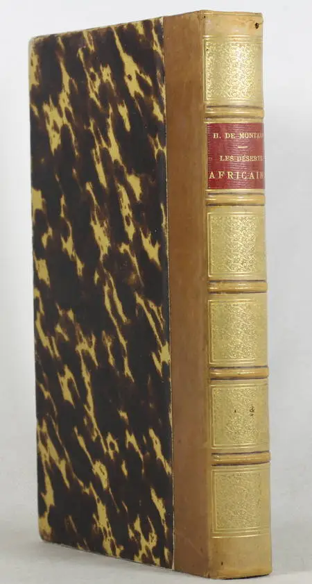 LAPOINTE (Armand). Les déserts africains. Aventures extraordinaires d'un homme, d'un singe et d'un éléphant, livre rare du XIXe siècle