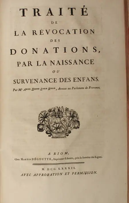 Photo livre n°4. RICARD Jean Marie. Les oeuvres : Traité des, livre ancien du XVIIIe siècle