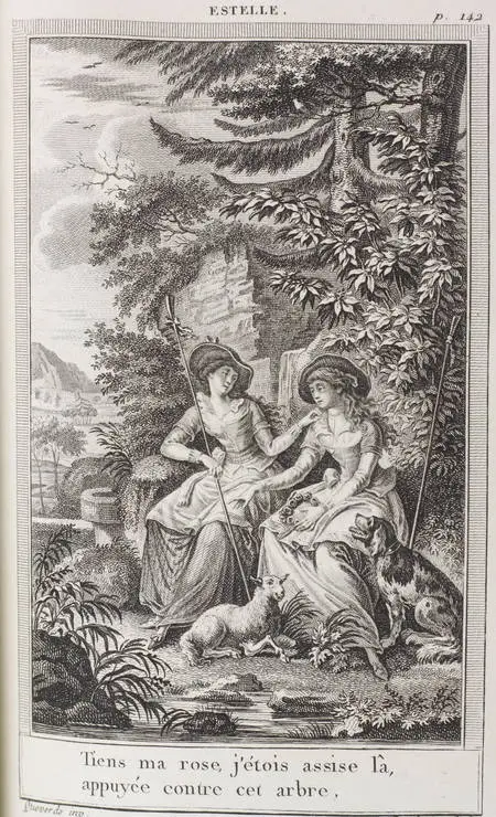 Photo livre n°5. FLORIAN. Estelle et Galatée, livre ancien du XIXe siècle