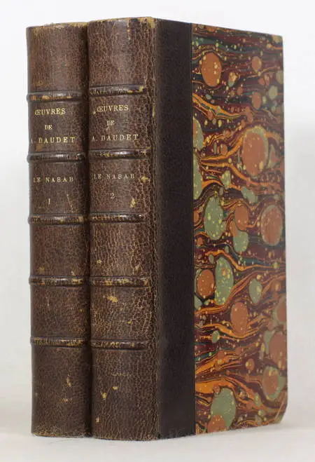 Alphonse Daudet - Le nabab - Lemerre - 1887 - Relié - 2 volumes - Photo 0, livre rare du XIXe siècle