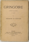 Théodore de BANVILLE - Gringoire. Comédie en un acte - 1866 - Photo 0, livre rare du XIXe siècle