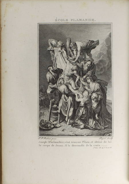 Ligny - Histoire de la vie de Jésus-Christ - 1804 - 2 vol. in-4 - Gravures - Photo 7, livre ancien du XIXe siècle