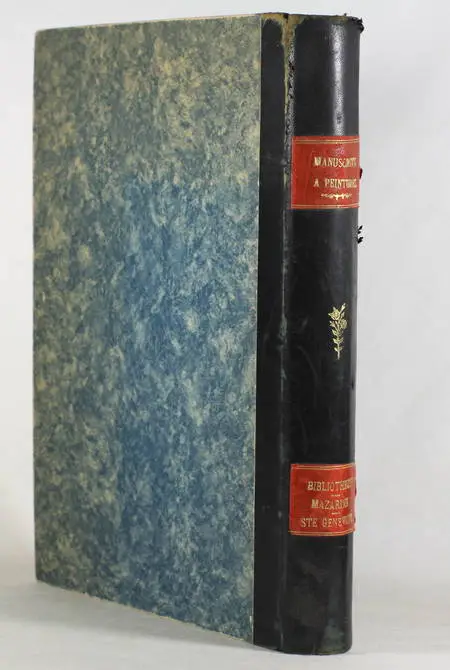 Manuscrits à peintures des bibliothèques Ste Geneviève et Mazarine - 1921-1933 - Photo 0, livre rare du XXe siècle