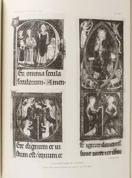 Manuscrits à peintures des bibliothèques Ste Geneviève et Mazarine - 1921-1933 - Photo 1, livre rare du XXe siècle