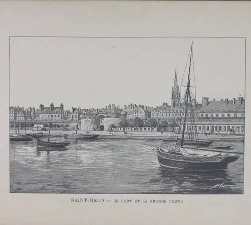 France Album : St-Malo, St-Servan, Dinard, ... - 16 vues et notice (Vers 1900) - Photo 0, livre rare du XXe siècle