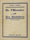 Octave AUBERT - De l Histoire et des histoires. Souvenirs d un journaliste 1943 - Photo 0, livre rare du XXe siècle