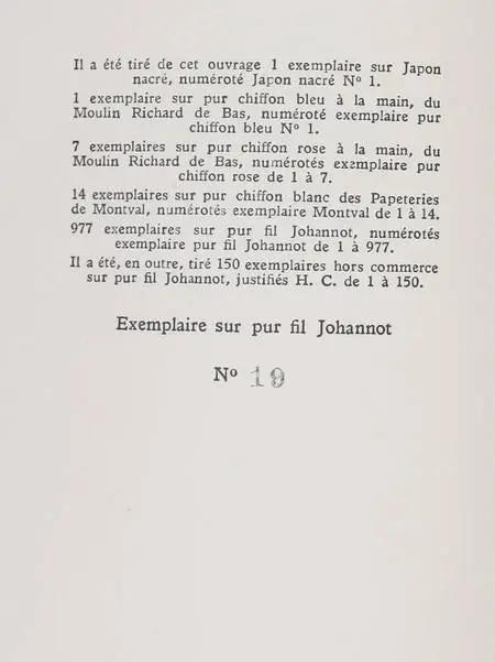 JOUHANDEAU (Marcel). Léonora ou les dangers de la vertu vertu, livre rare du XXe siècle