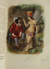 Voyages autour du Monde et naufrages célèbres 1843 - Planches couleurs - 8 v - Photo 1, livre rare du XIXe siècle