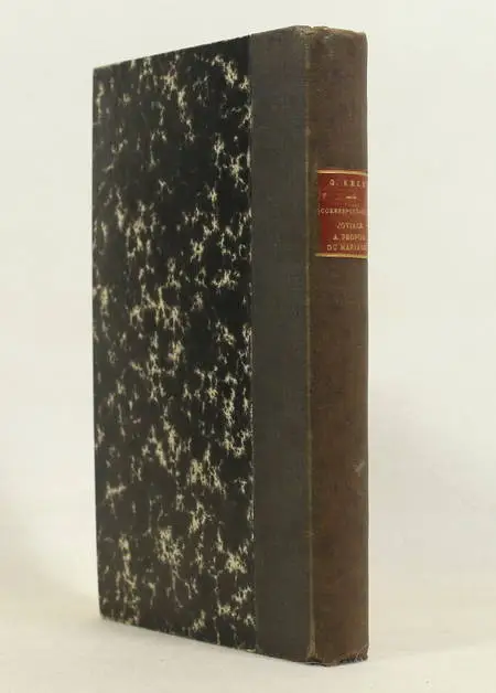 Georges KELB - Correspondance joviale à propos de mariage - 1863 - Photo 0 - livre rare