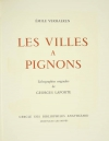 VERHAEREN Les villes à pignons 1971 - Georges Laporte - Dessin signé + Lithos - Photo 3, livre rare du XXe siècle