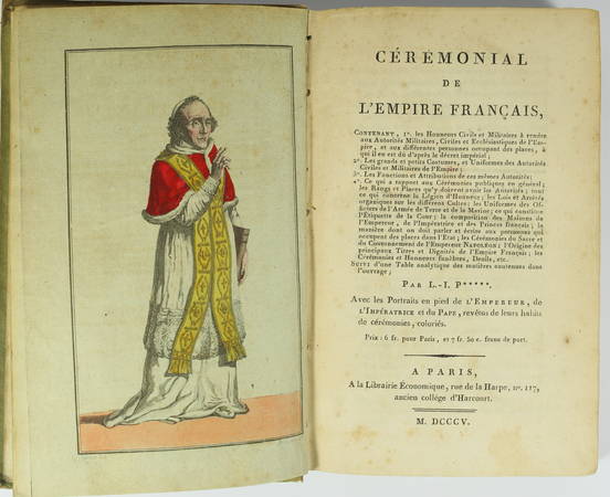 [Empire] Cérémonial de l empire français 1805 - Portraits Napoléon Joséphine ... - Photo 2, livre ancien du XIXe siècle