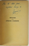 BOUVIER - Initiation à la littérature d aujourd hui. Cours moyen - 1932 - Envoi - Photo 0, livre rare du XXe siècle