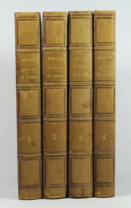 DANGEAU - Mémoires et journal du marquis de Dangeau - 1830 - 4 volumes - Photo 0, livre rare du XIXe siècle