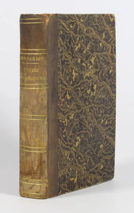 BERNARDIN de ST PIERRE- Etudes de la nature - Girault - 1835 - Petit format - Photo 0, livre rare du XIXe siècle