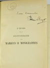 RIS-PAQUOT. Dictionnaire des marques et monogrammes des faïences, grès, ... 1880 - Photo 0, livre rare du XIXe siècle