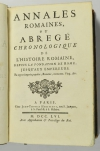 MACQUER Annales romaines depuis la fondation de Rome, jusqu aux empereurs - 1756 - Photo 1 - livre d occasion