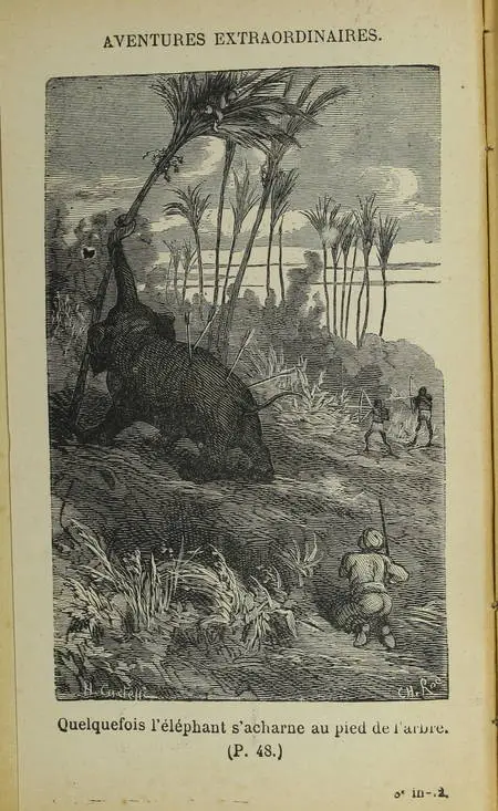 REVOIL - Aventures extraordinaires sur terre et sur mer - (Vers 1885) - Photo 0 - livre d'occasion