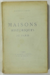 Alfred COPIN - Les maisons historiques de Paris - 1888 - Photo 0 - livre rare