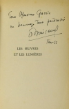 A. et J. BRINCOURT - Les oeuvres et les lumières 1955 - Envoi d André Brincourt - Photo 0 - livre de collection