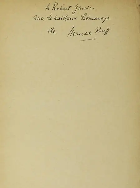 ROUFF (Marcel). La vie de Chateaubriand, livre rare du XXe si&egrave;cle